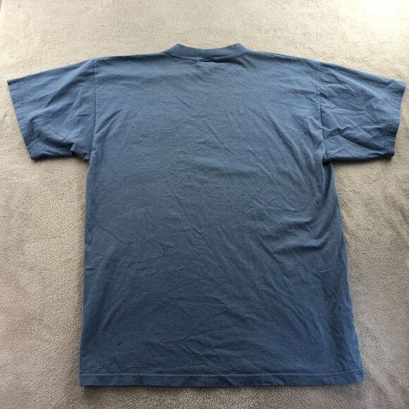 The Plaza New York T-Shirt Large Short Sleeve Casual Blue - Picture 9 of 9